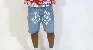 MMPFLY “MMPDENIM” SHORTS